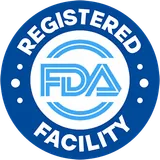 FDA registered facility badge